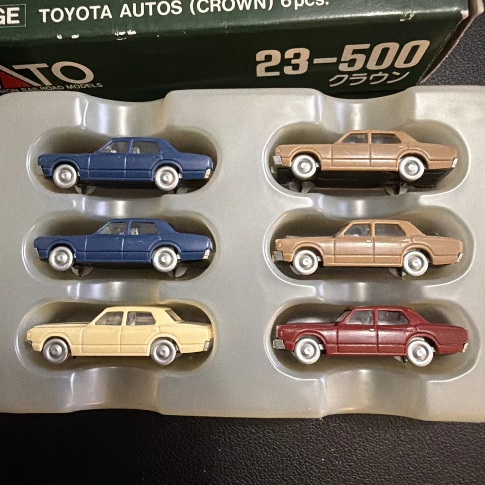 N Scale Kato 23-500 Set of 6 Toyota Auto Cars C42991